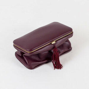 Trousse with tassel - BORDEAUX PINK